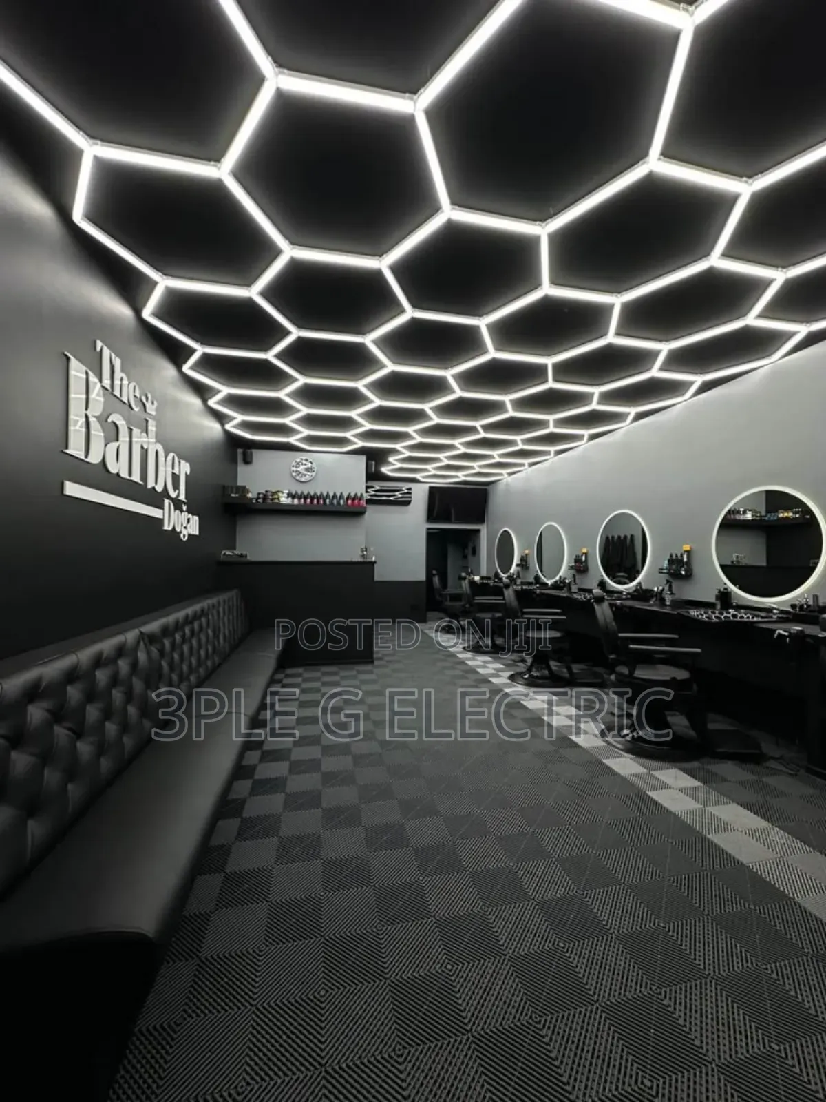Hexagonal Ceiling and Wall Light (6strokes Per Set)