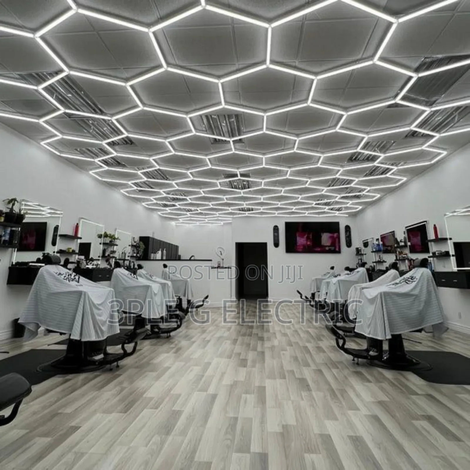 Hexagonal Ceiling and Wall Mounted Light