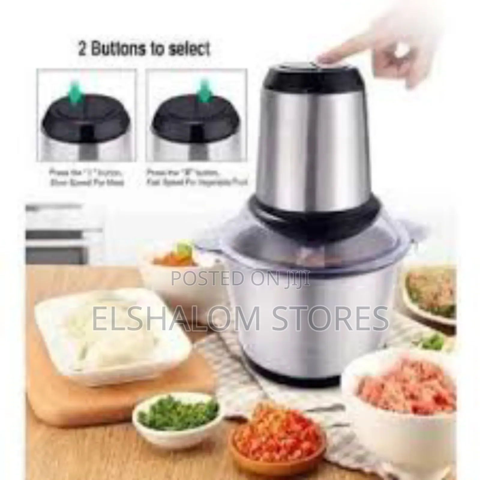4 Litres Multipurpose Food Processor and Yam Pounder