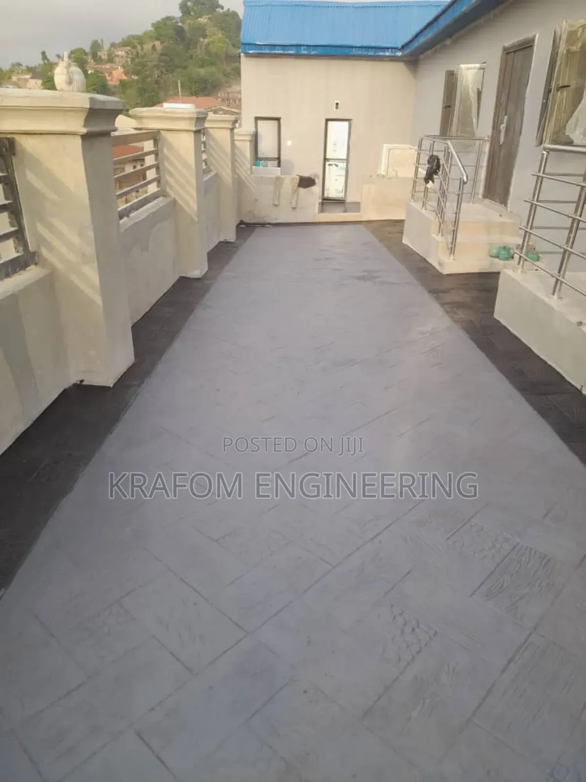 Stamped Concrete Floor