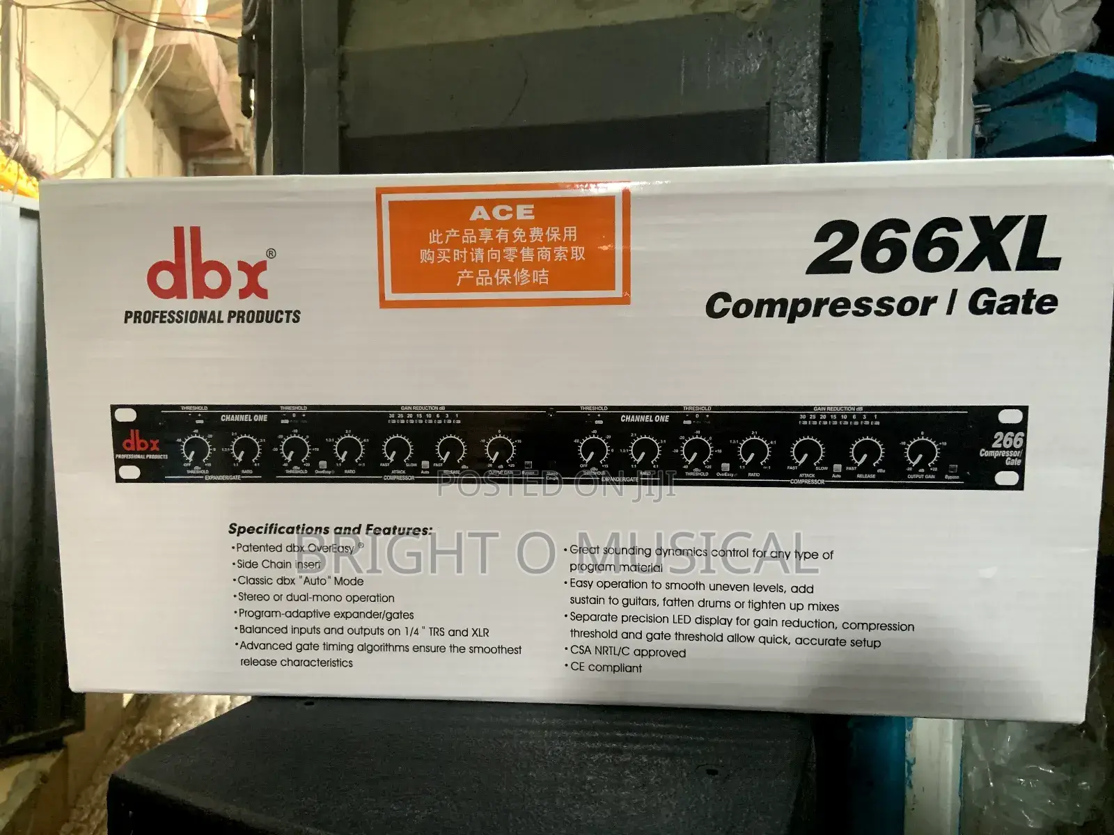 DBX 266xl Compressor/Gate