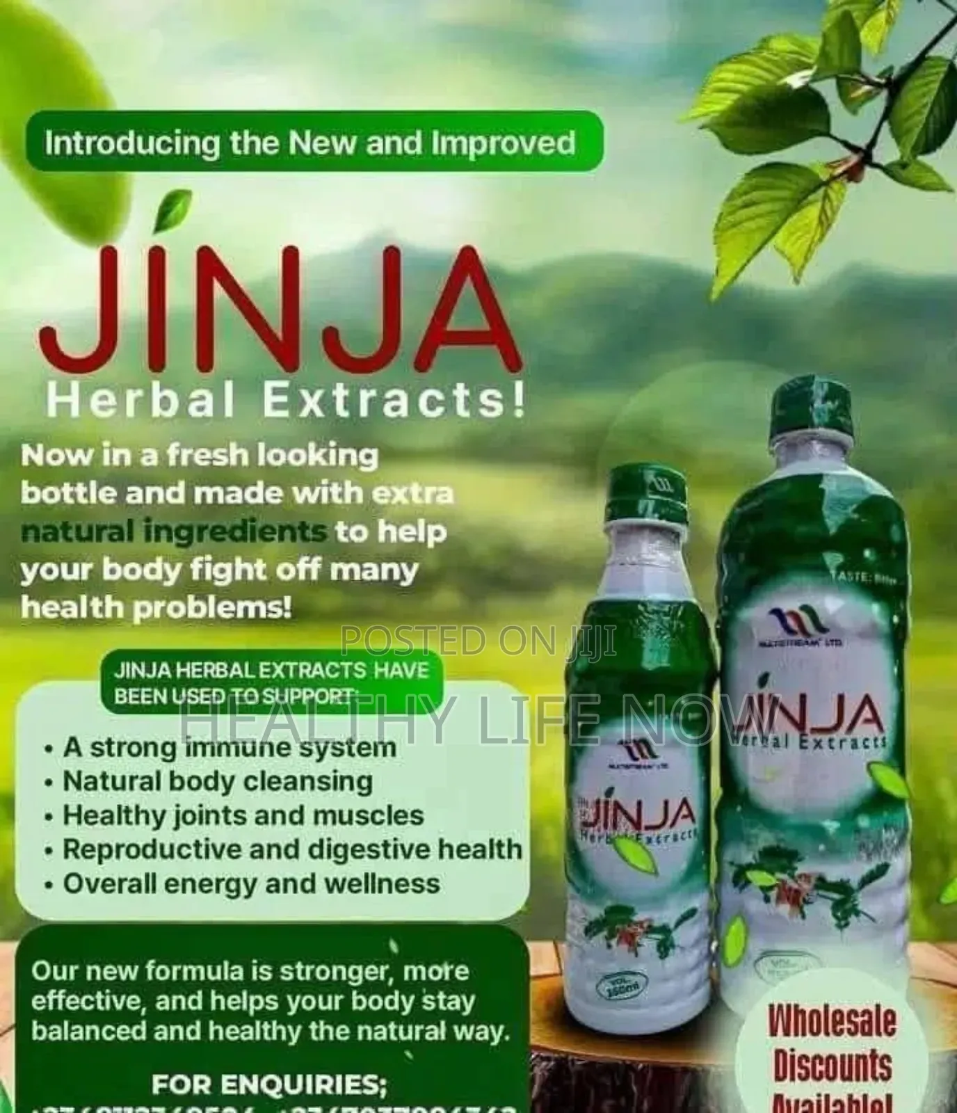 Buy Your Jinja Herbal Extract From Multistream Tm Distributor