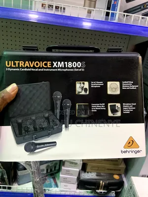 Behringer Xm1800s Ultravoice Sets of 3 Dynamic Microphone