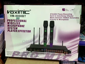 Voximic Vm-8000bt Professional Wireless Microphone