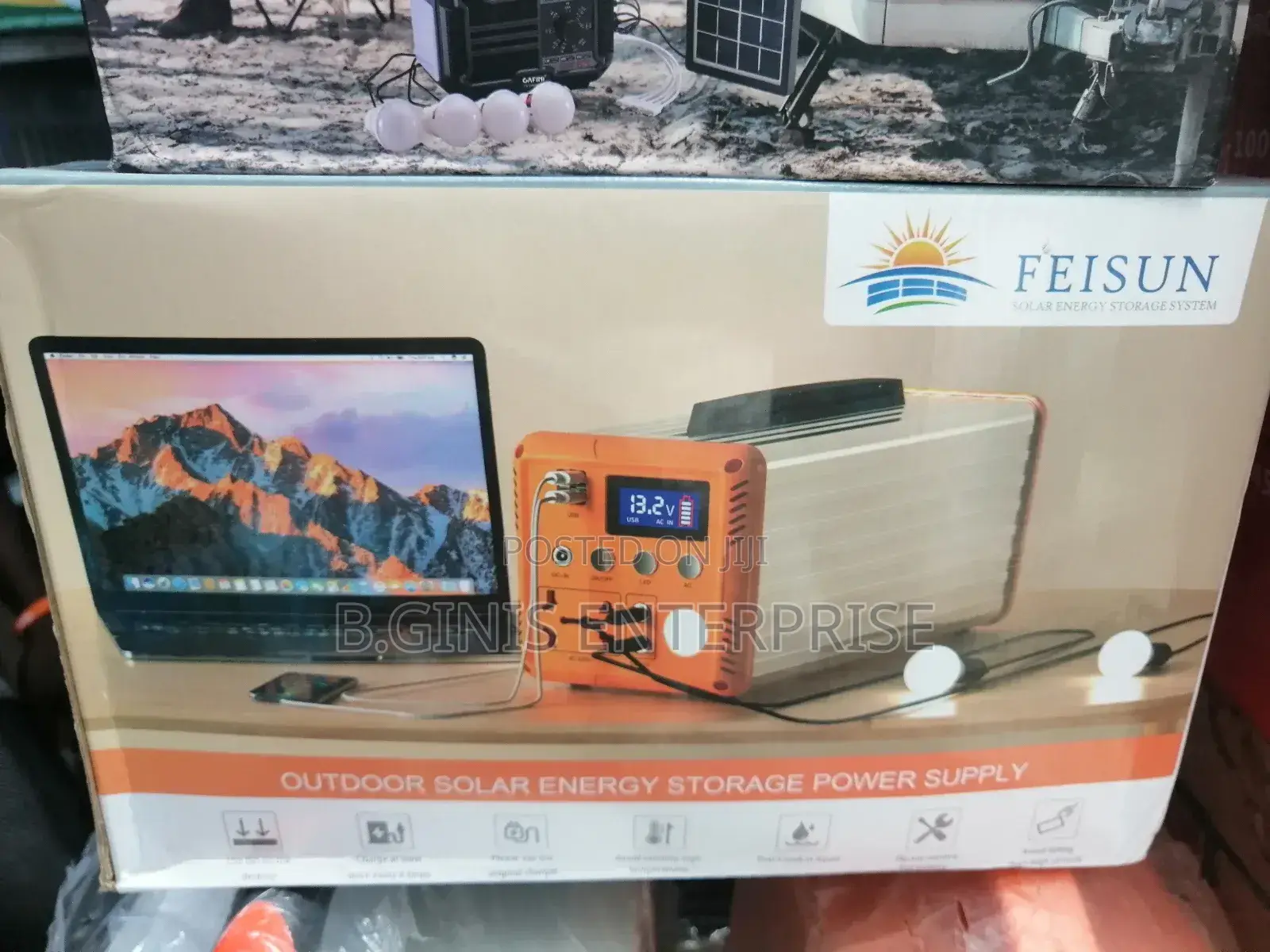 300w Solar Generator With 50w Panel