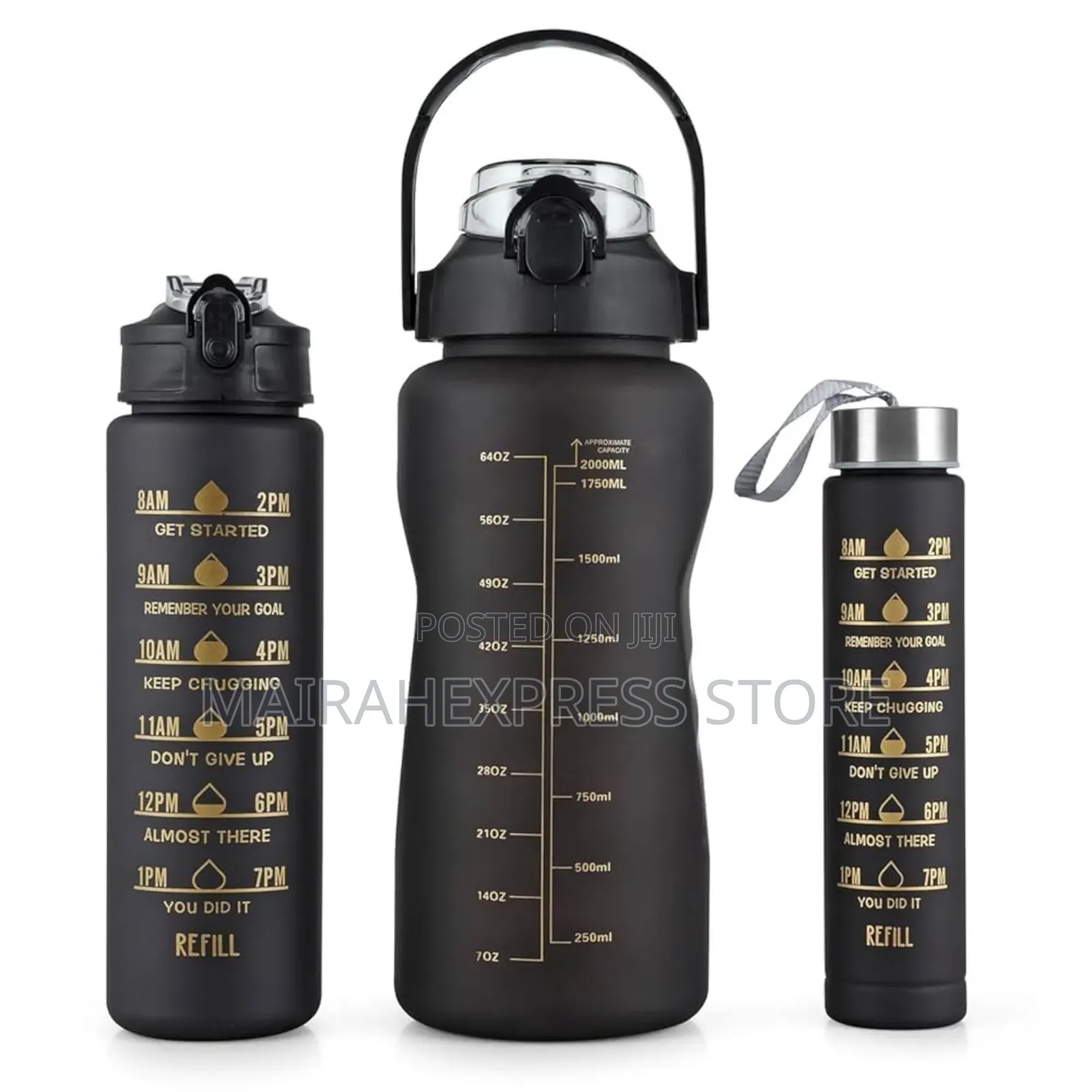 3in1 Wisdom Water Bottle Set