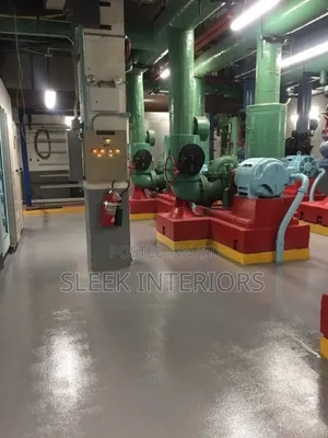 Seamless Epoxy Manufacturing Flooring