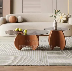 2in1 Tampered Glass Centre Table