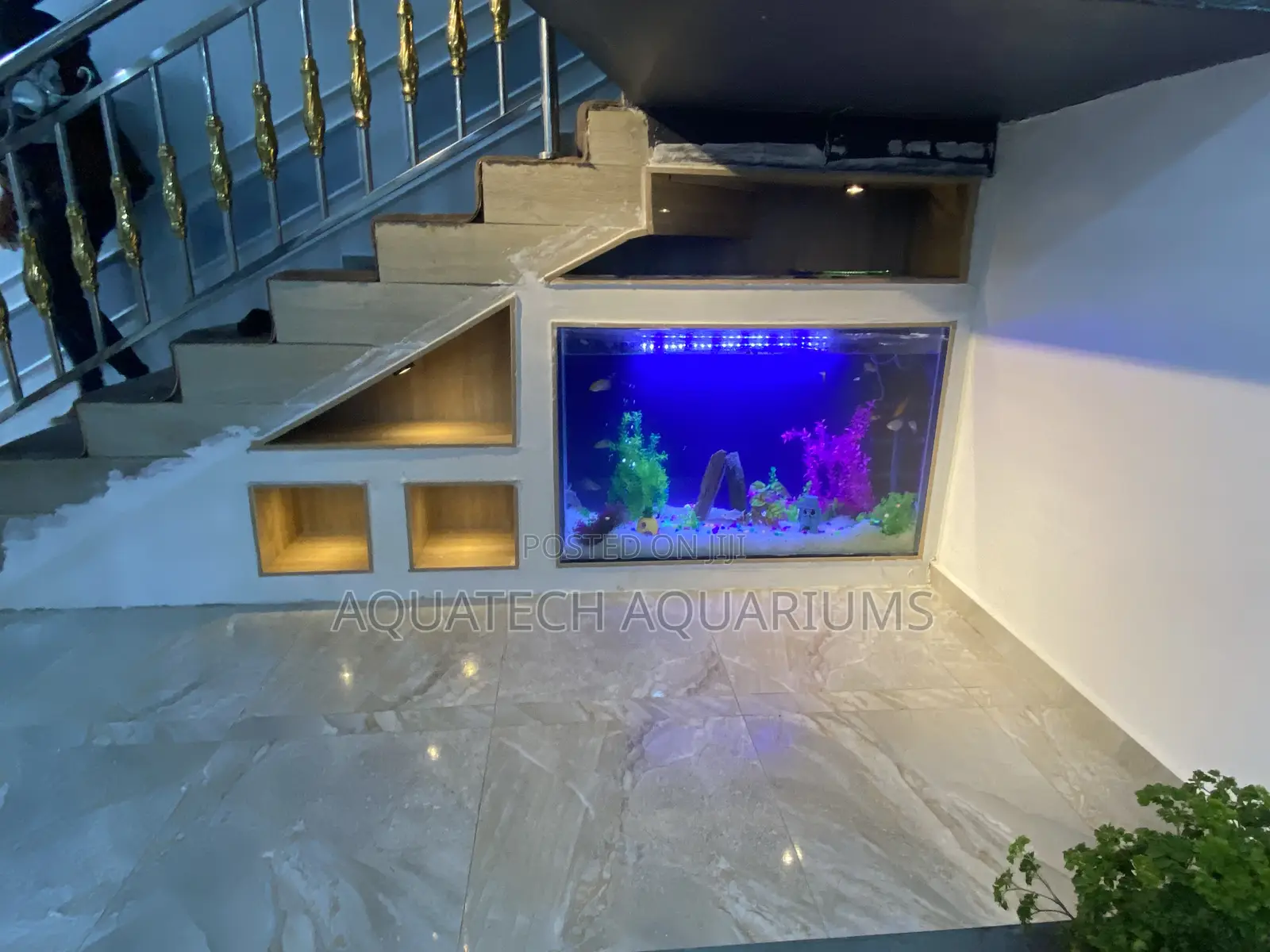 Under-Stairs Aquarium