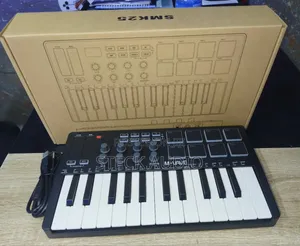 M- Vave Midi Keyboard Smk25 Two Octave Studio Keyboard With Pad