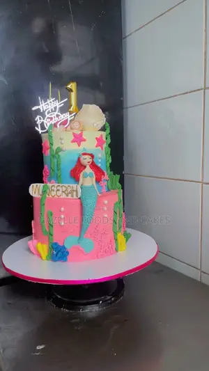 2 Tier Mermaid Themed Cake for Your Kids Next Birthday