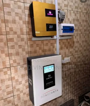 10kva Inverter Setup and 10kwh Lithium Battery Backup