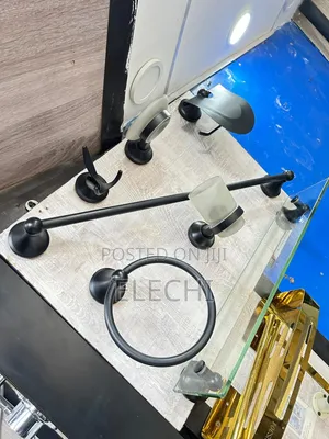 Complete Bathroom Accessories Black