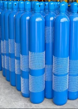 Empty Oxygen and Acetylene and Argon Bottle