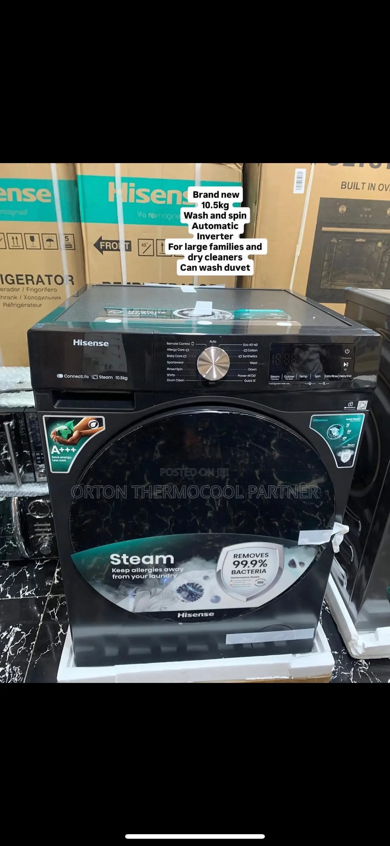 Hisense Front Loader Automatic Washing Machine 10.5kg