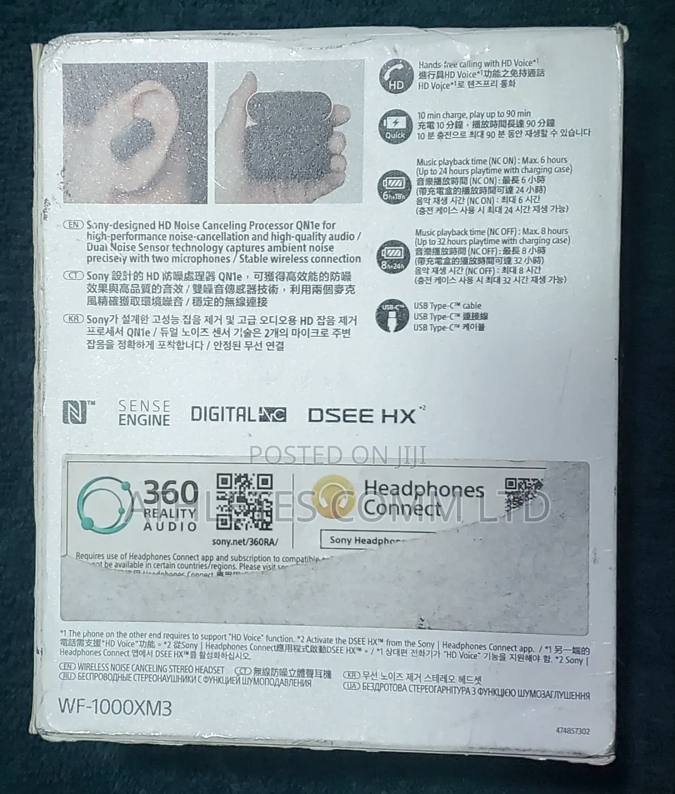 Original Sony Wh-1000xm3 Ear Buds