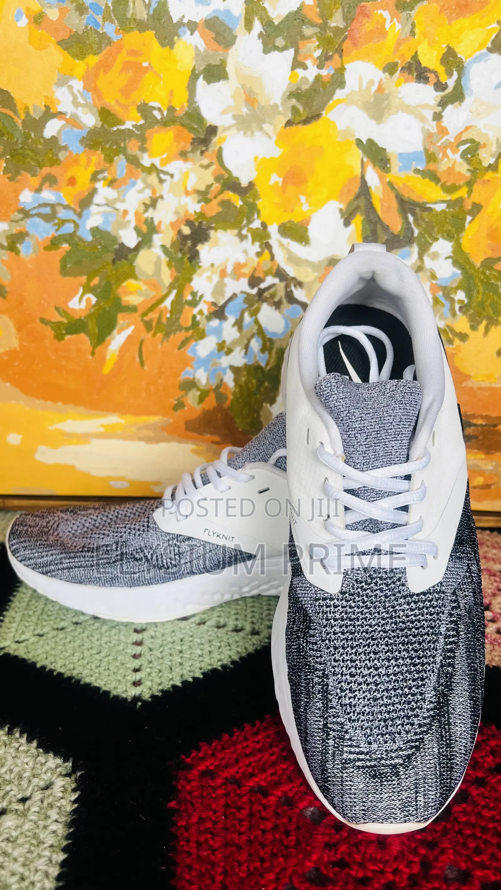 Nike Odyssey React 2 Flyknit - White/Black
