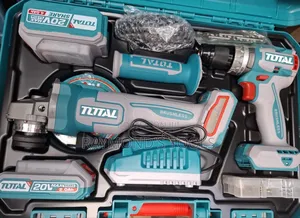 Total Set of Cordless Tools Grinding Machine and Cordless Drill