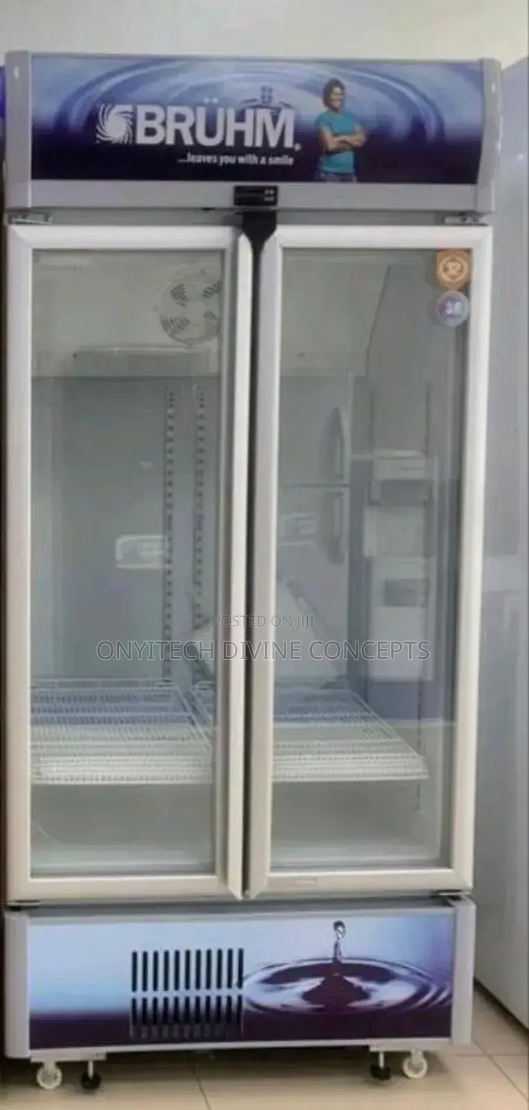 409l Bruhm Double Door Showcase Chiller