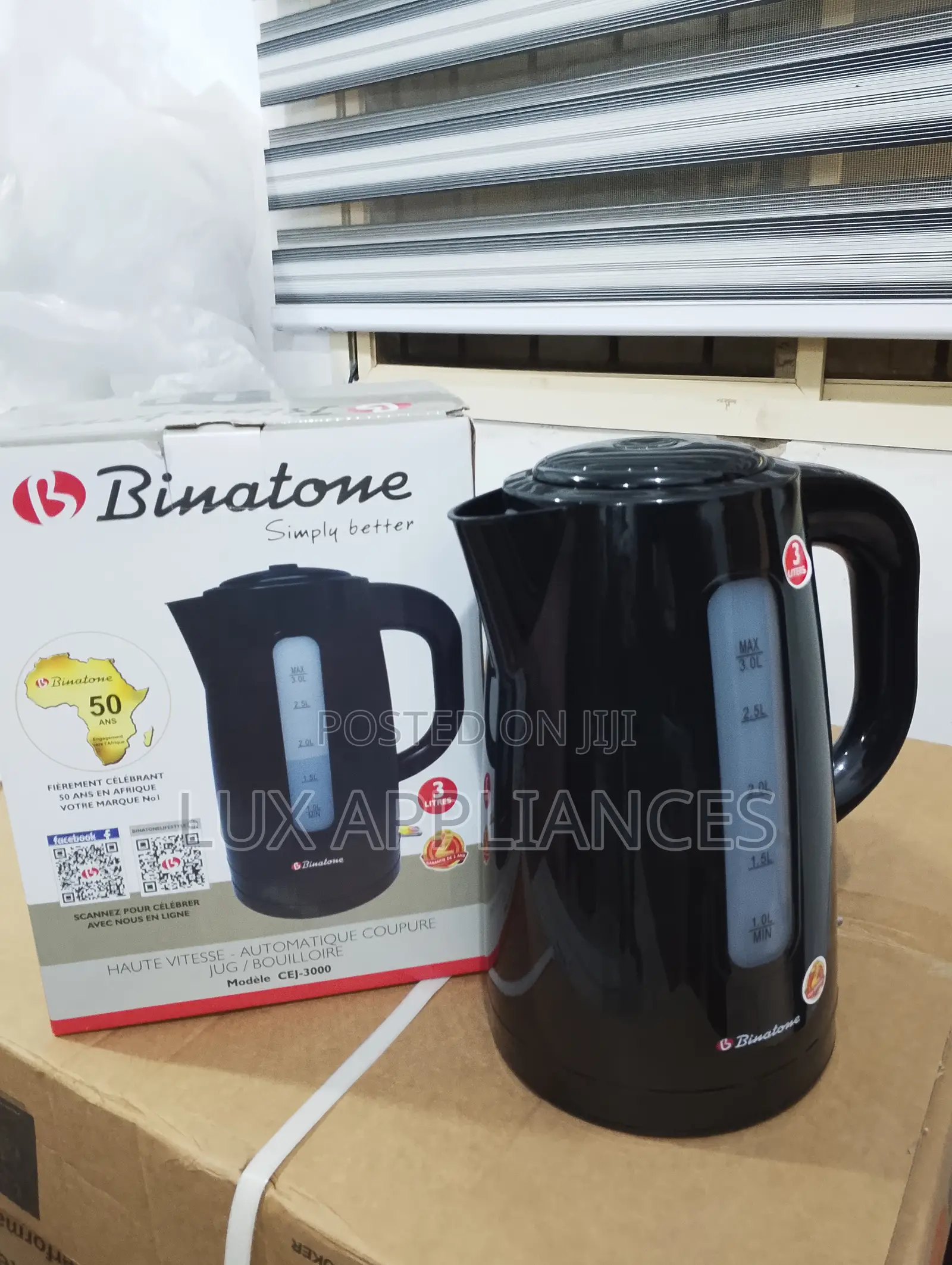 Binatone Safe Electric Kettle Cej-3000
