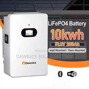 10 Years Warranty 10kwh Wall Mounted Lifepo4 Solar Battery