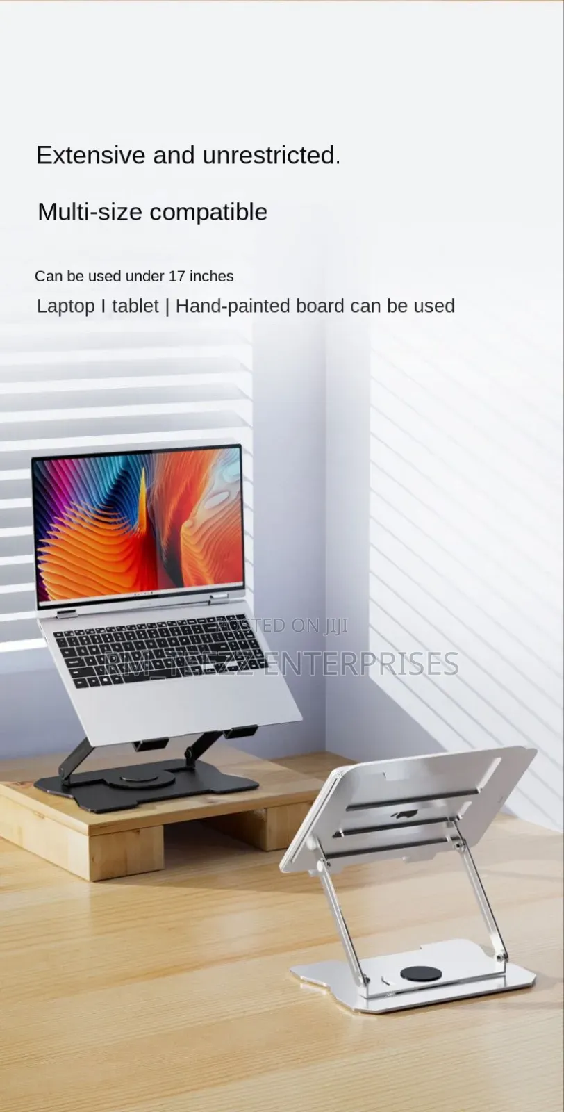 360° Rotating Foldable and Adjustable Laptop Stand