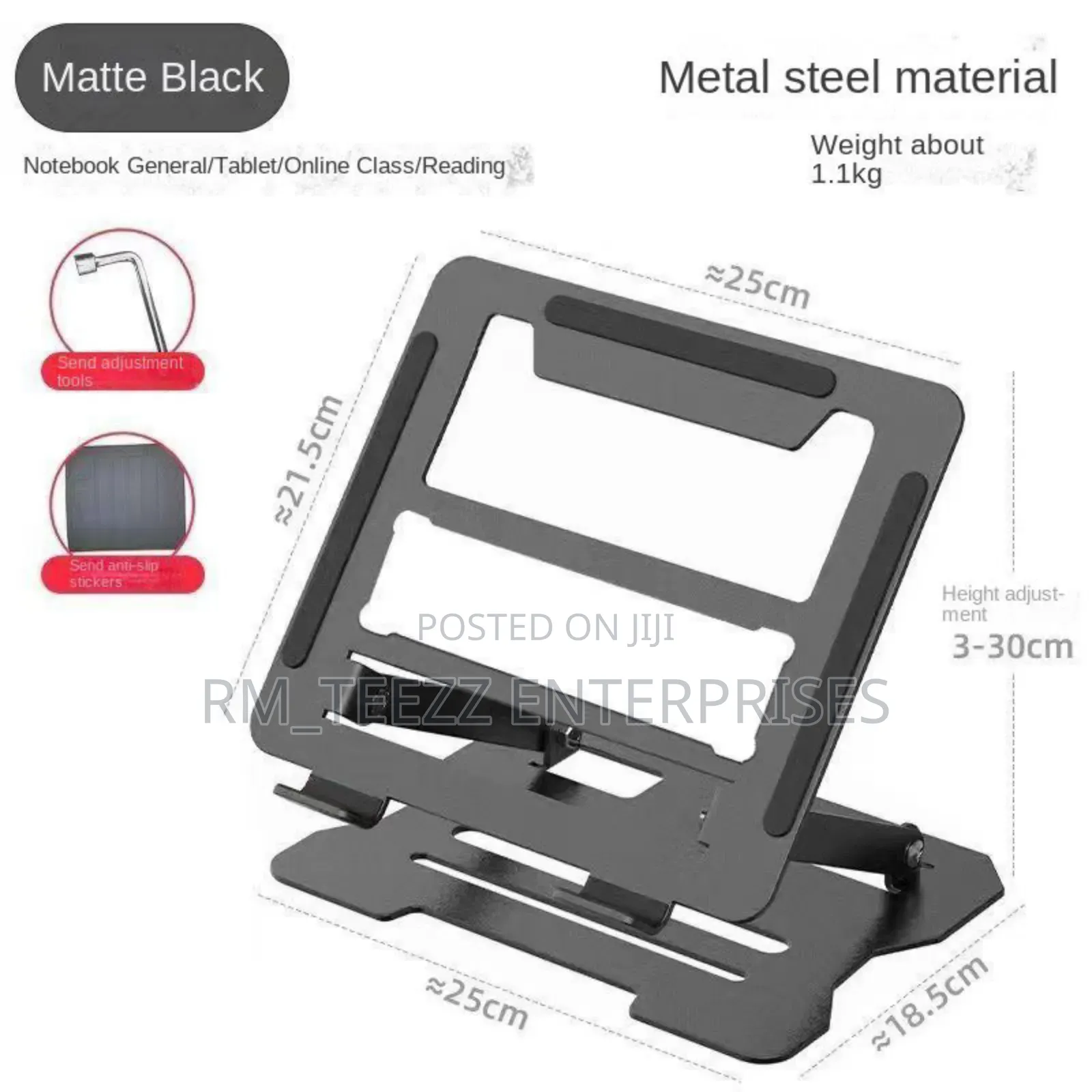 360° Rotating Foldable and Adjustable Laptop Stand