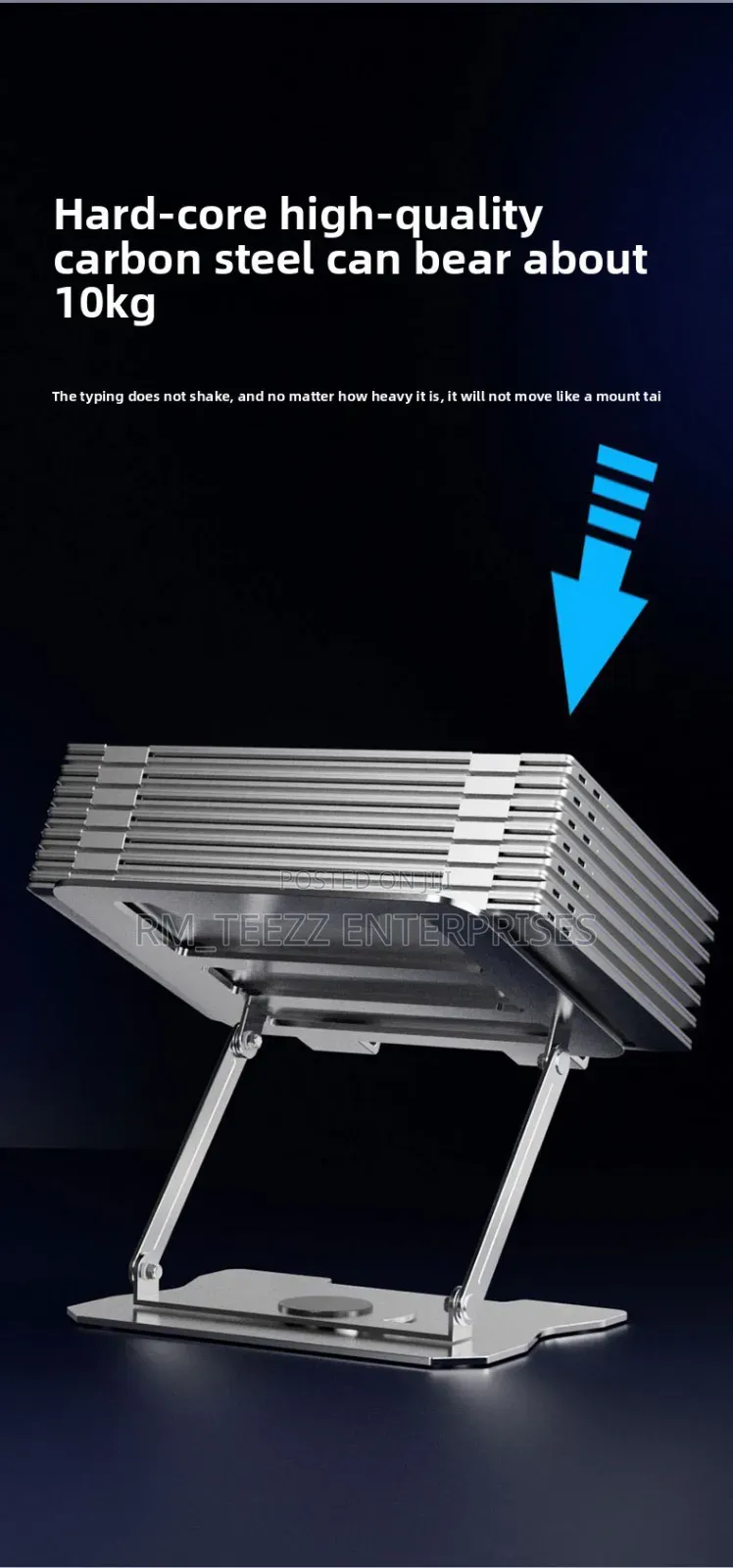 360° Rotating Foldable and Adjustable Laptop Stand