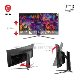 Msi Mag 341cqp Qd-Oled 34 Inch Uwqhd Curved Gaming Monitor 1800r,
