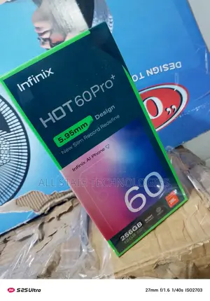New Infinix Hot 60 Pro+ 128 GB Black