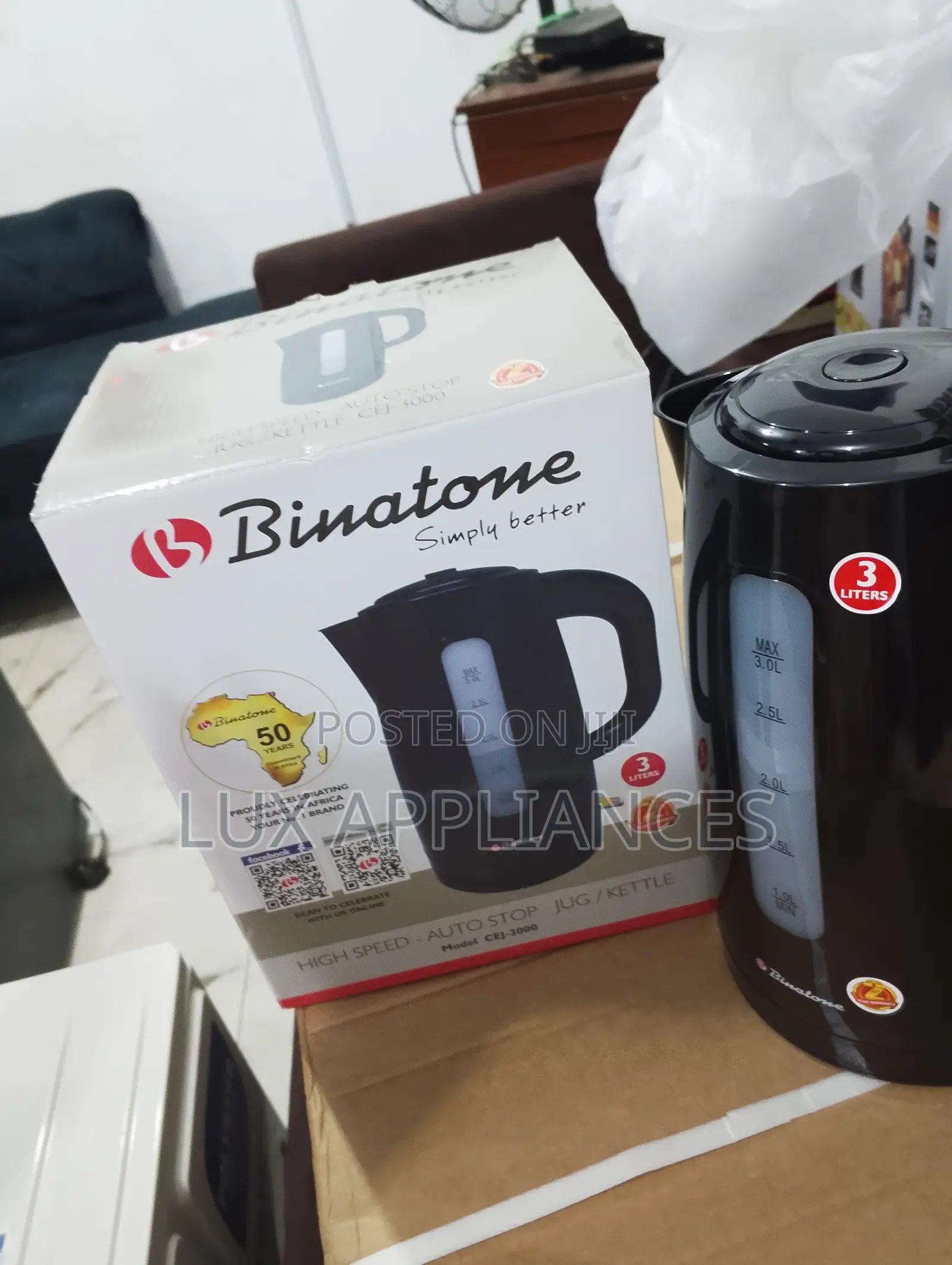 Binatone Simple Electric Kettle Cej-3000