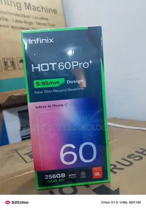 New Infinix Hot 60 Pro+ 128 GB Black