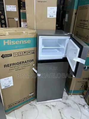 Clean Hisense Fridge 124l Double Door Design