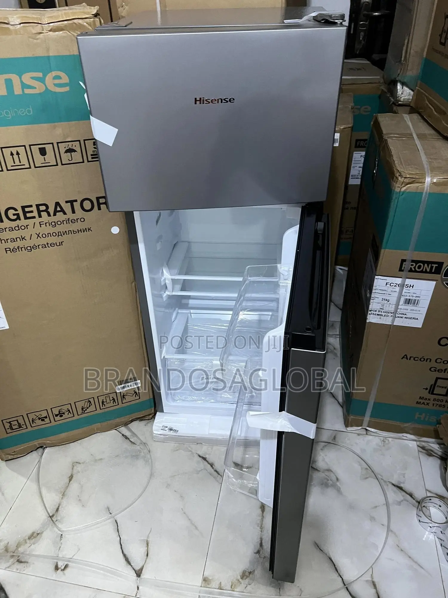 Hisense Refrigerator Ref-172dr – 124l Top Freezer