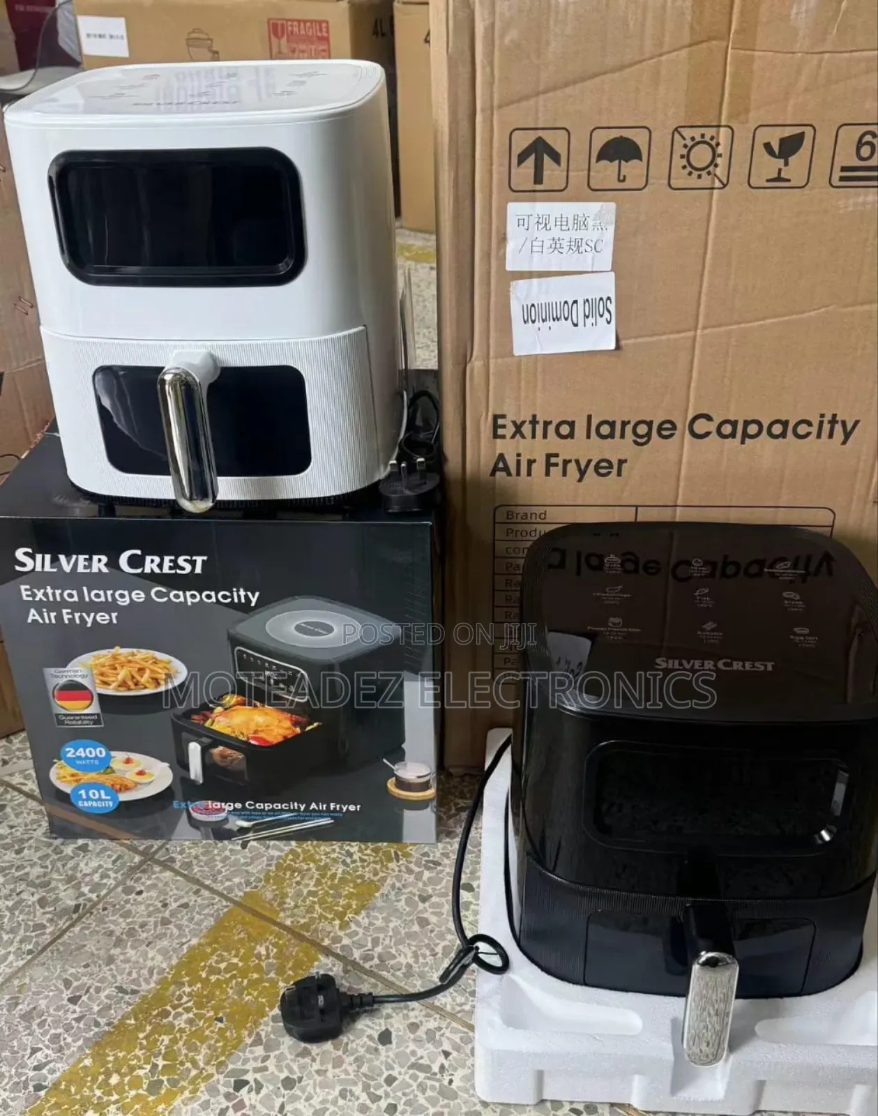 Silver Crest 10l Extra Large Multipurpose Digital Healthy Air Fryer