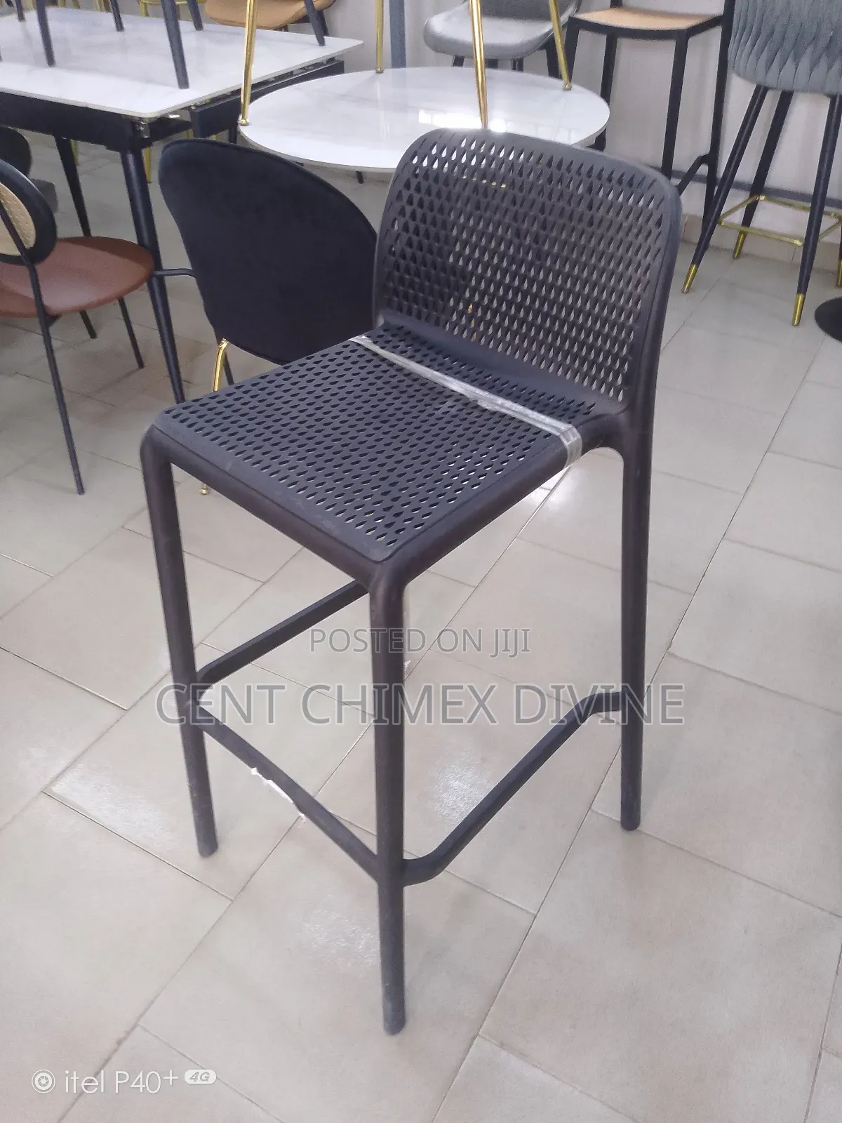 Classic Design Fiber High Stool
