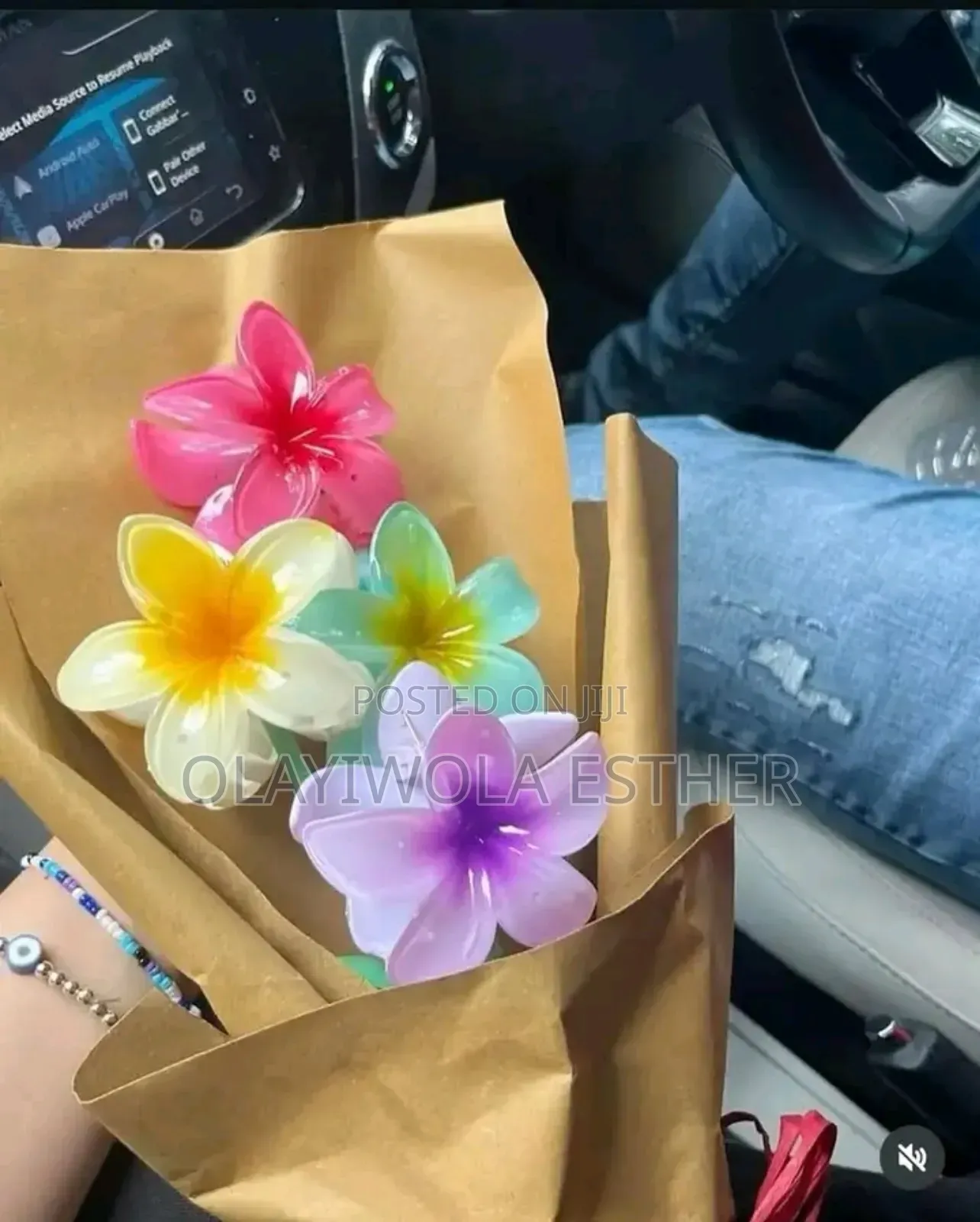 Flower Claw Clip
