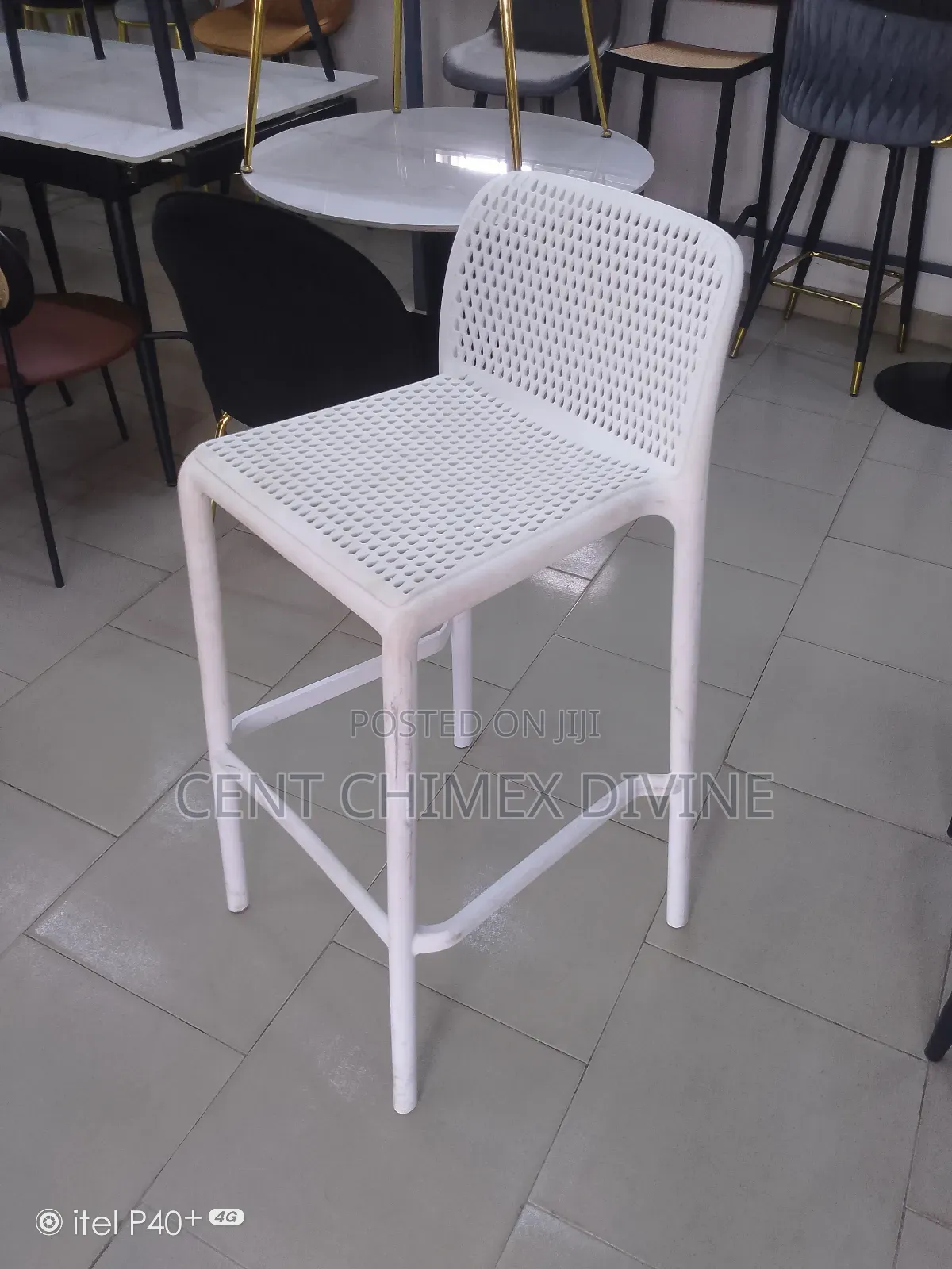Classic Design Fiber High Stool
