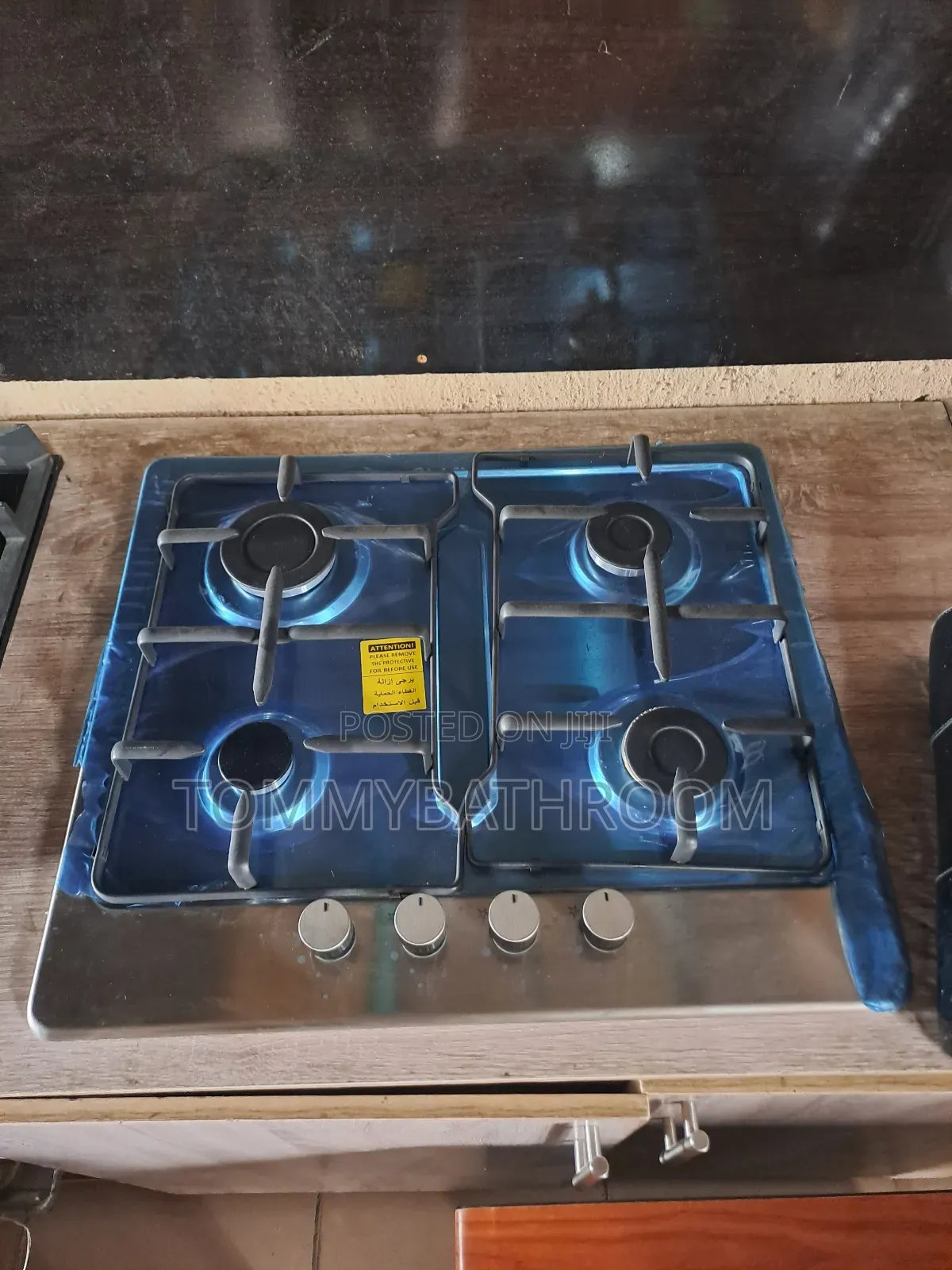 Stainless 4burner Face