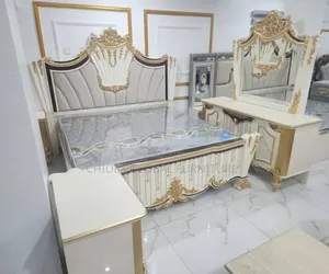 Executive Royal Turkish Bed With Dressing Mirror and Two Side Drawers