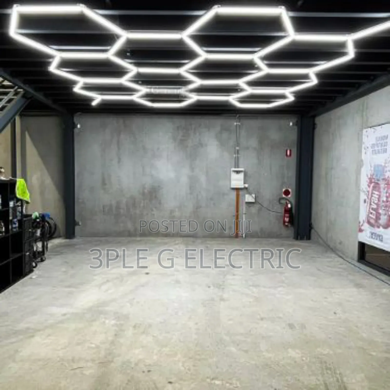Led Hexagonal Ceiling Flush Light