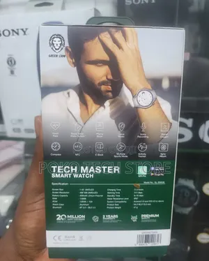 Green Lion Tech Master Smart Watch-white