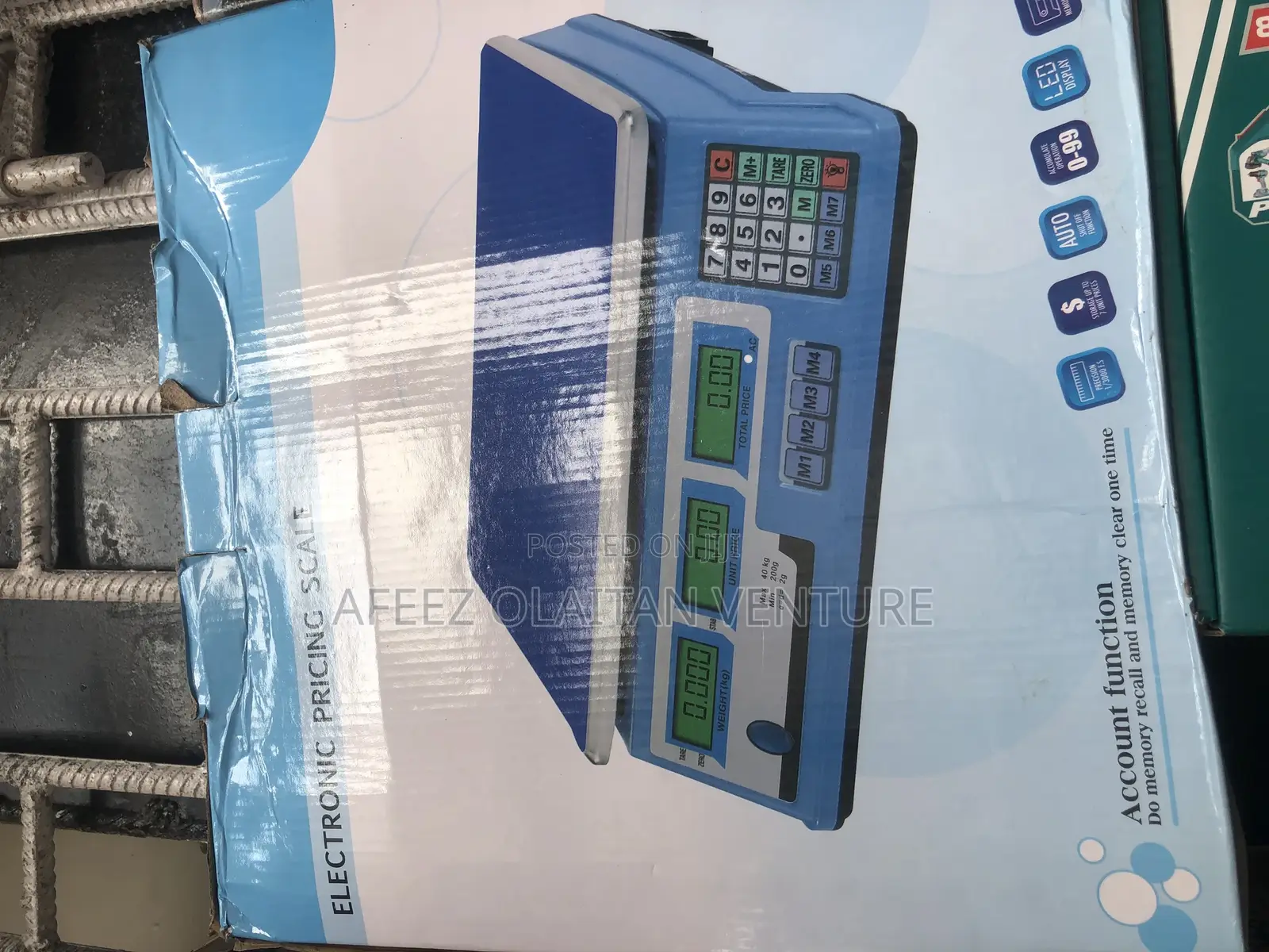 Electronic Pricing Scale