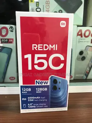 New Xiaomi Redmi 15C 4G 128 GB Black