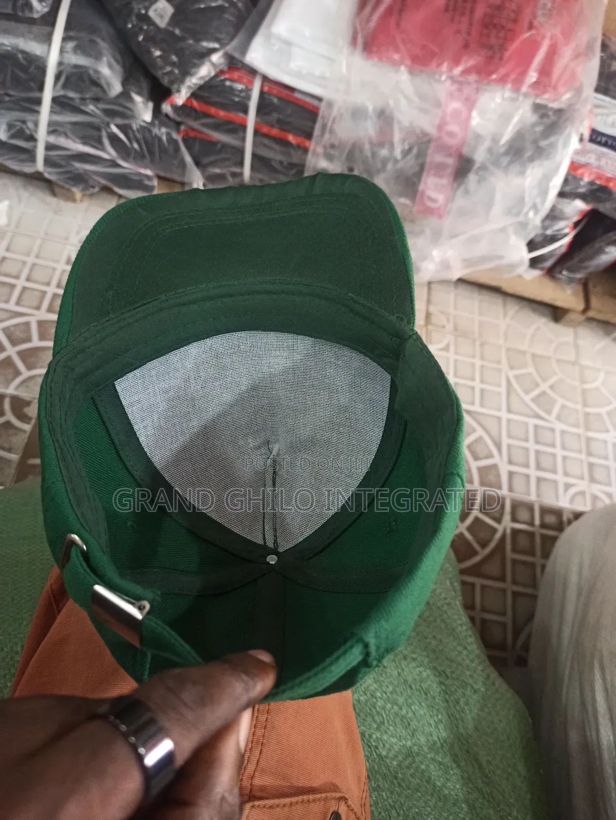 Plain Green Baseball Cap