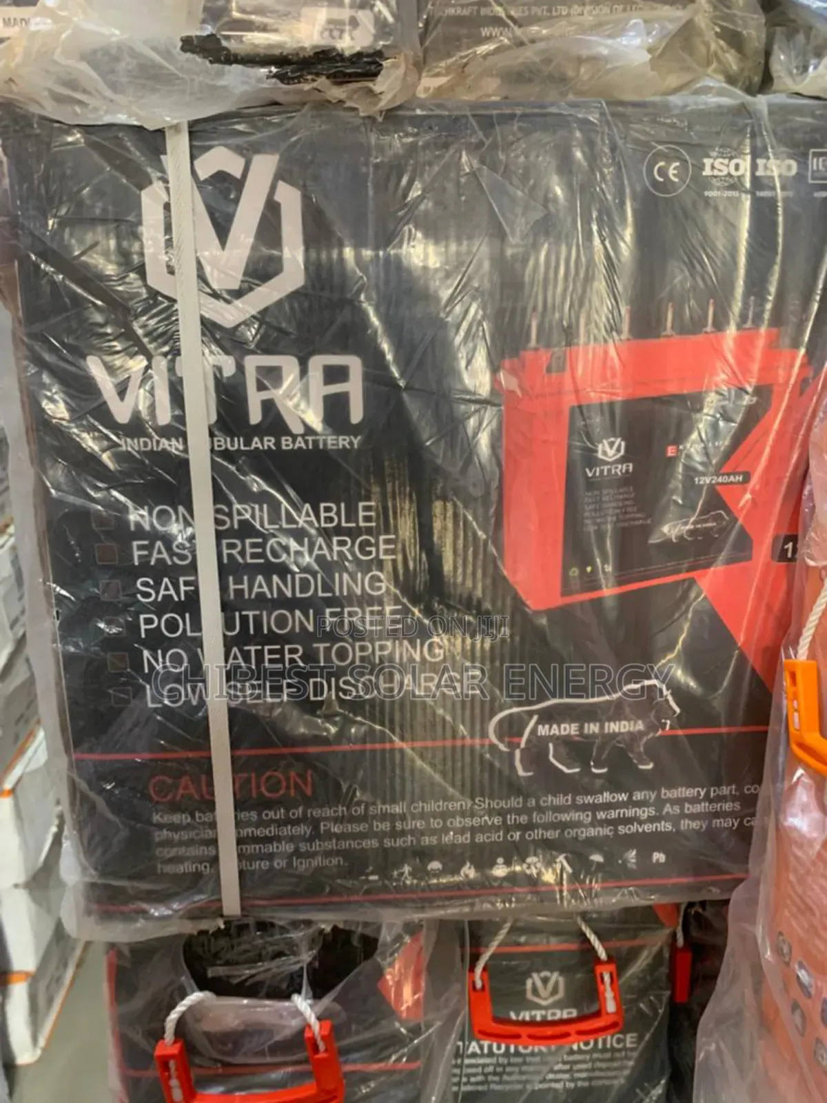 240ah Battery Vitra Tubular