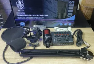 Mkt25 With V8 Sound Card Marktone Usa Studio Microphone Bundle