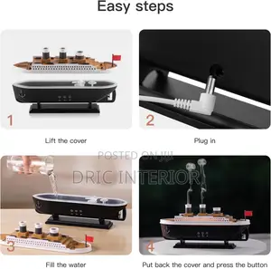 Titanic Humidifier Essential Oil Diffuser Home Aromatherapy Device