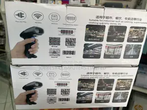 Hippoint Wireless Barcode Scanner Hand Held With Stand