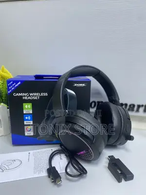 Dobe Wireless Gaming Headset With RGB Light